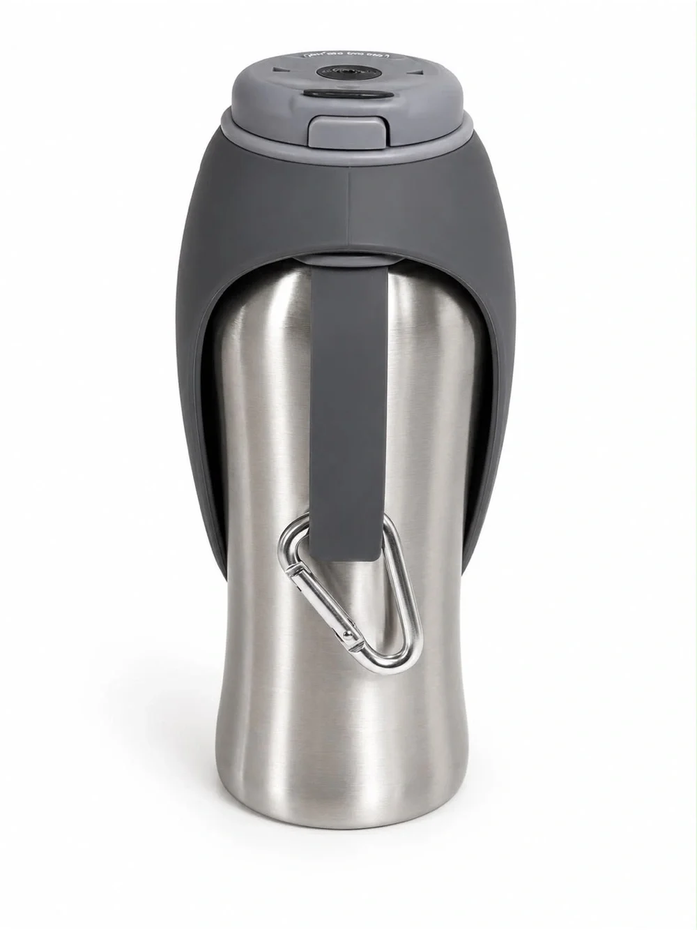 Lumoleaf Gray Travel Pet Water Bottle for Dogs